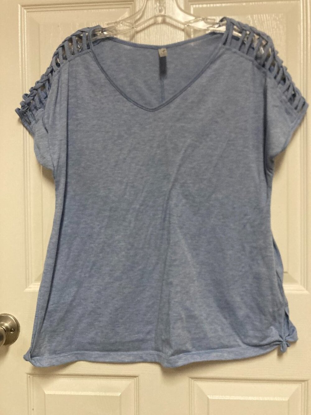 PerSeption Woman blouse blue size 1X women's
